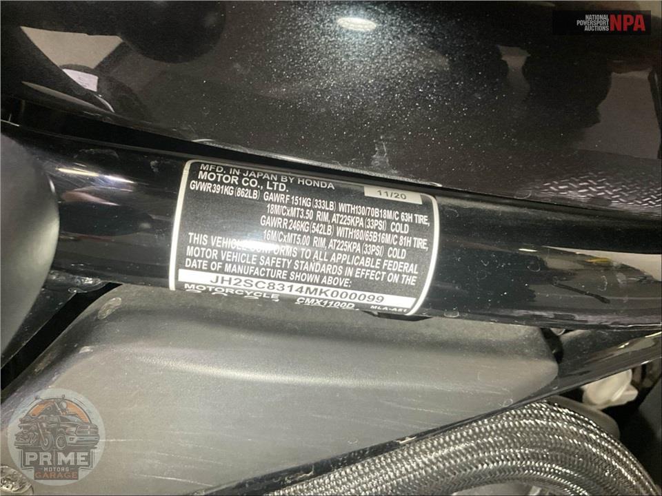 2021 Honda CMX1100D REBEL DCT — фото 27