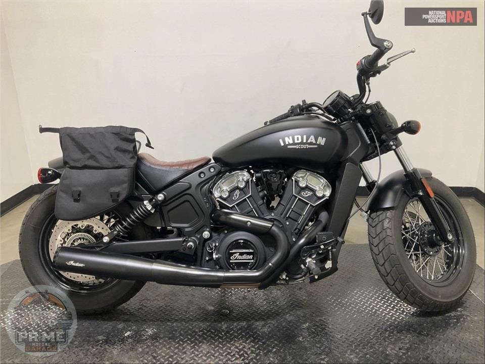 2021 Indian Motorcycle SCOUT BOBBER (ABS, BLACK SMOKE) — фото 1