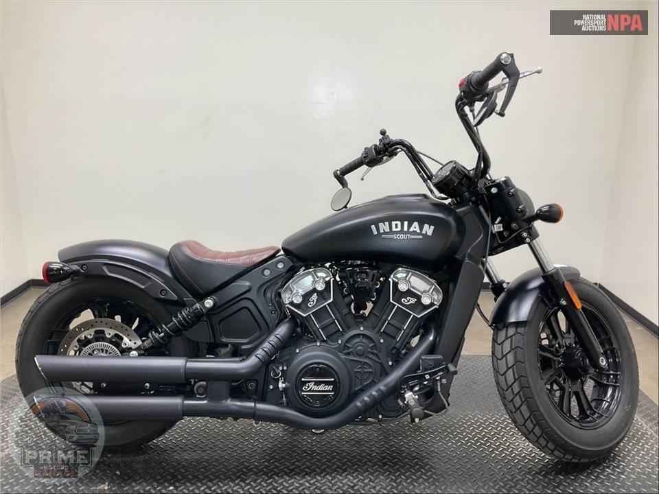 2021 Indian Motorcycle SCOUT BOBBER (ABS, BLACK SMOKE) — фото 1