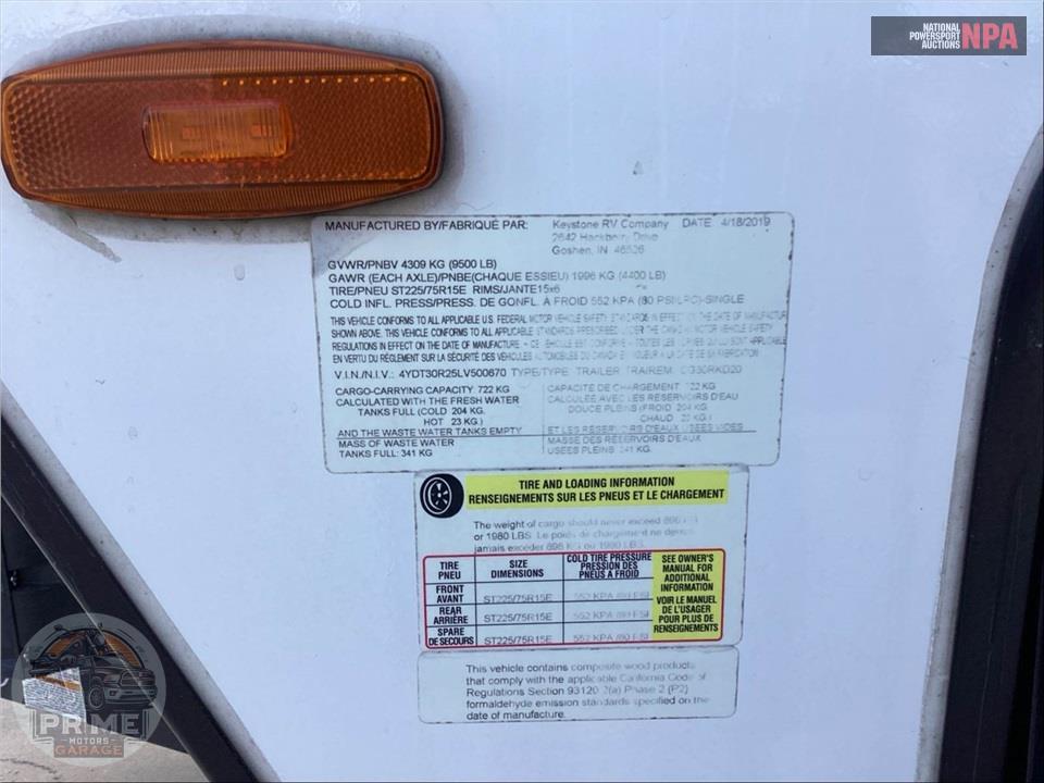 2020 Keystone Rv M-30 RKD - COUGAR SERIES — фото 45