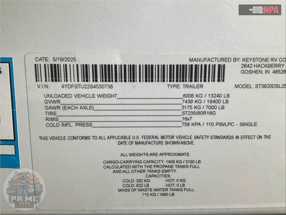 2025 Keystone Rv M-3920DSL-SPRINTER-WB — фото 33