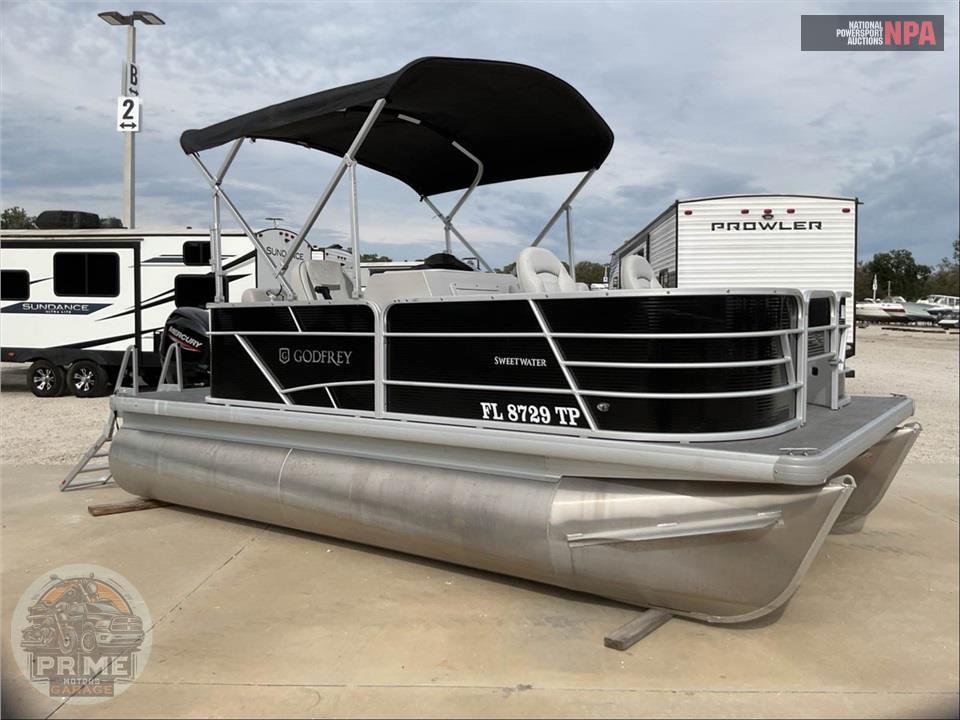 2023 Godfrey Pontoon Boats 1680 CX(*)SWEETWATER XPERIENCE SERIES L=17/E=1-60HP MERCURY OB — фото 1
