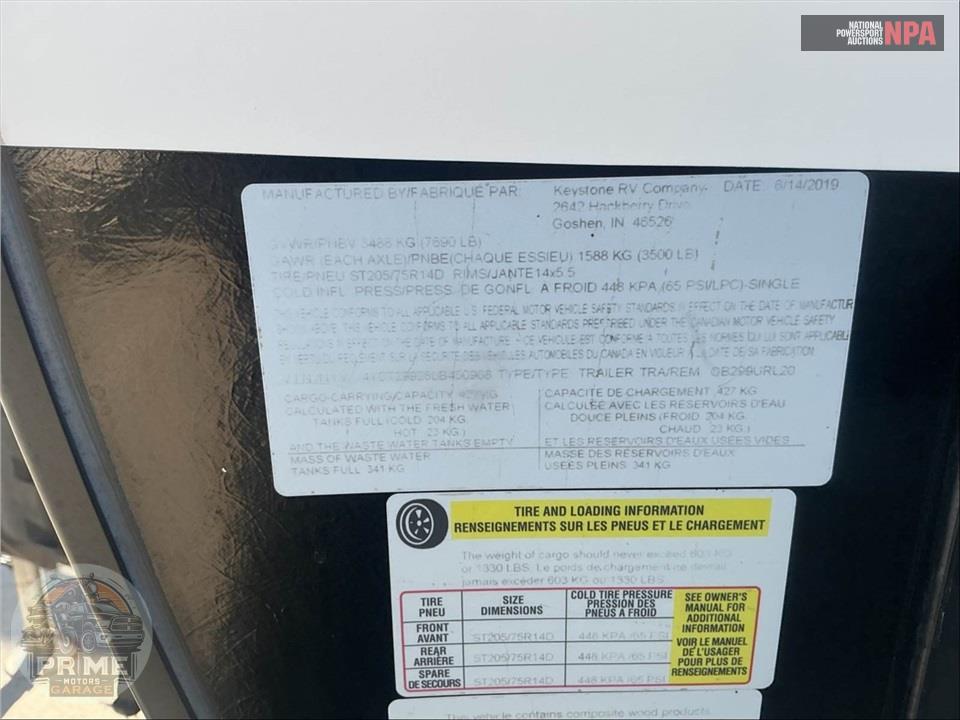 2020 Keystone Rv M-299 URL - OUTBACK ULTRA-LITE SERIES — фото 64