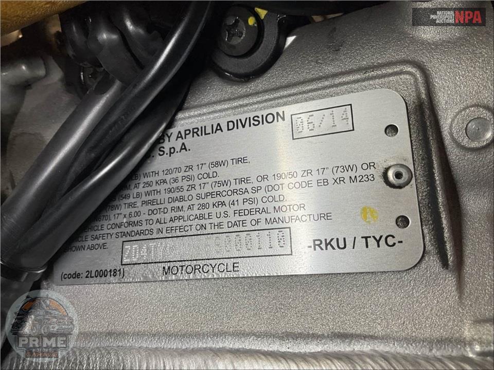2015 Aprilia TUONO V4 R APRC — фото 28