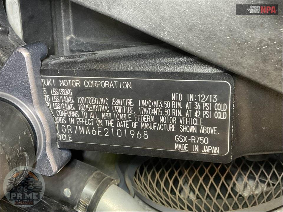 2014 Suzuki GSX-R750L4 — фото 37