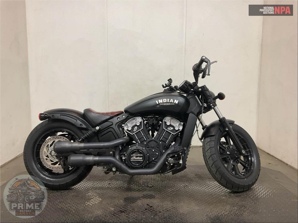 2018 Indian Motorcycle SCOUT BOBBER (BLACK) — фото 1