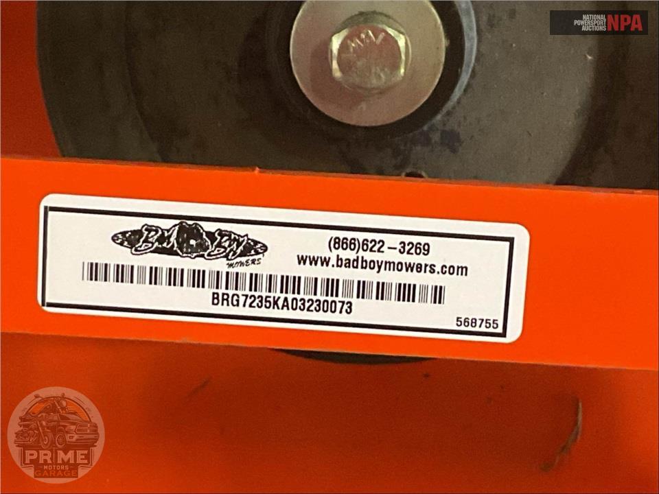 2023 Bad Boy Mowers ROGUE 72" KAW FX1000 35HP — фото 15