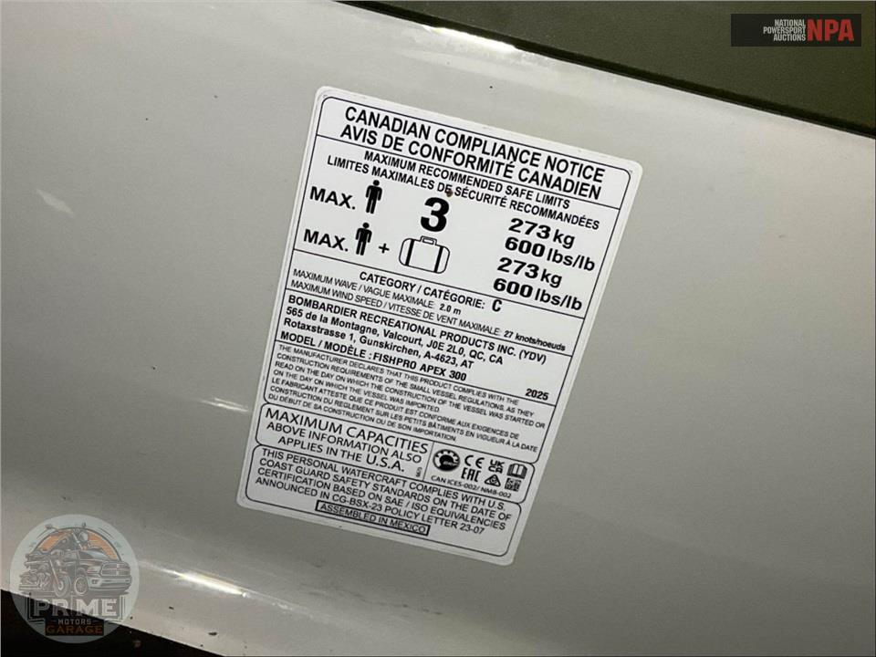2025 Seadoo/Brp FISHPRO APEX 300 SND SYS — фото 11