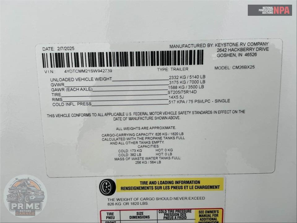 2025 Keystone Rv M-26 BX - COLEMAN LIGHT SERIES — фото 37