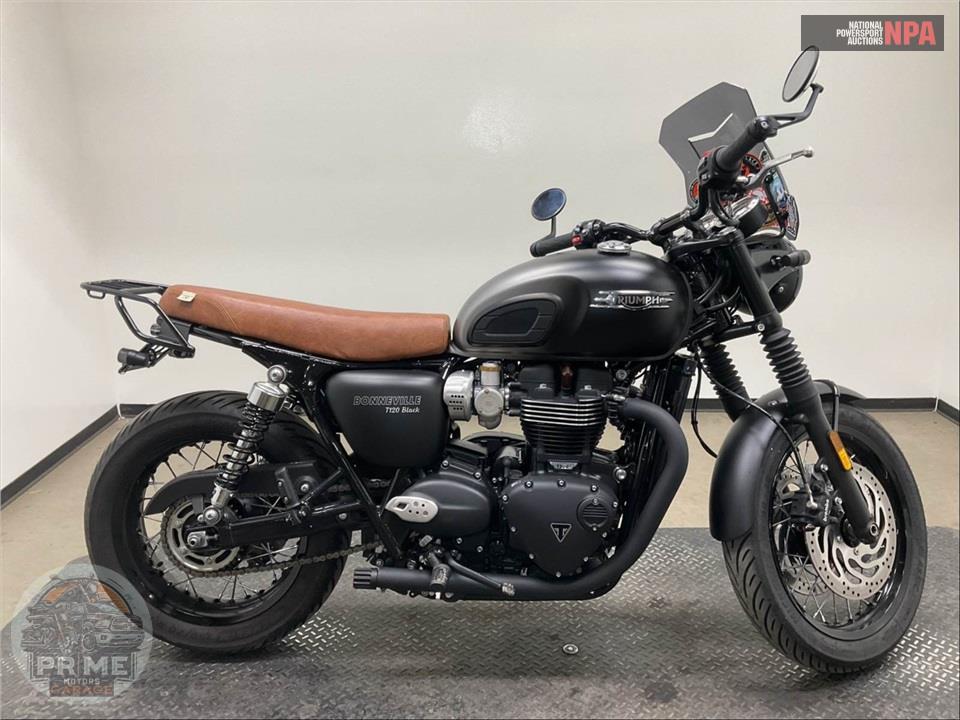 2024 Triumph BONNEVILLE T120 BLACK (PHANTOM) — фото 1