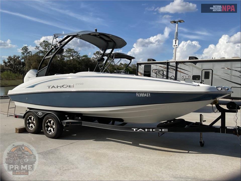2021 Tracker Marine 2150(*)TAHOE SERIES L=21/E=1-225HP MERCURY OB — фото 1