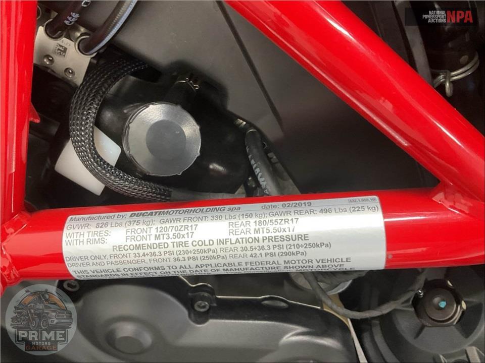 2019 Ducati HYPERMOTARD 950 (RED) — фото 24