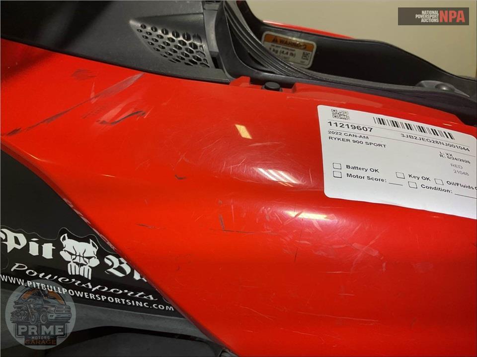 2022 Can-Am RYKER 900 SPORT — фото 13