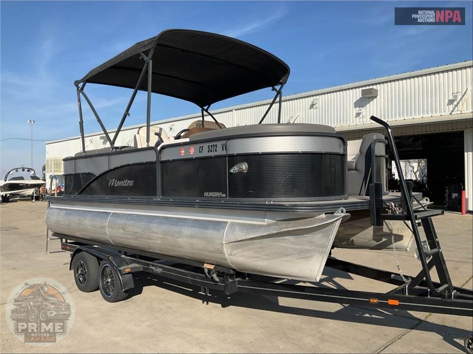 2021 Manitou Pontoon AURORA LE SERIES 20 RF L=21 E= 1 90HP MER OB — фото 1