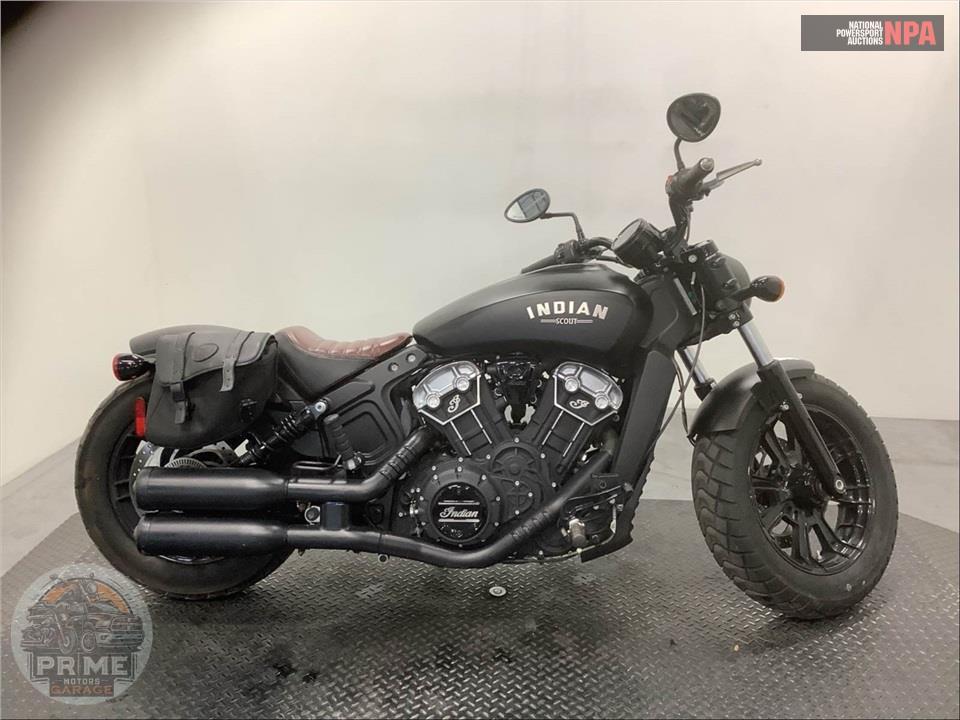 2018 Indian Motorcycle SCOUT BOBBER (BLACK) — фото 1
