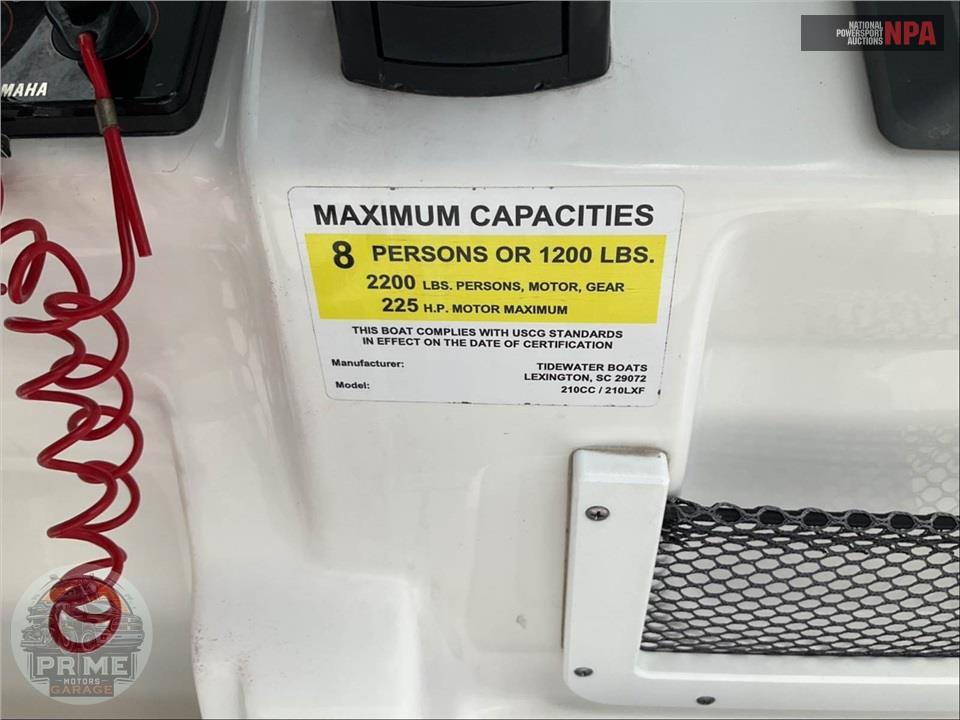 2023 Tidewater Boats 210 LXF(*) L=21/E=150HP YAMAHA — фото 6