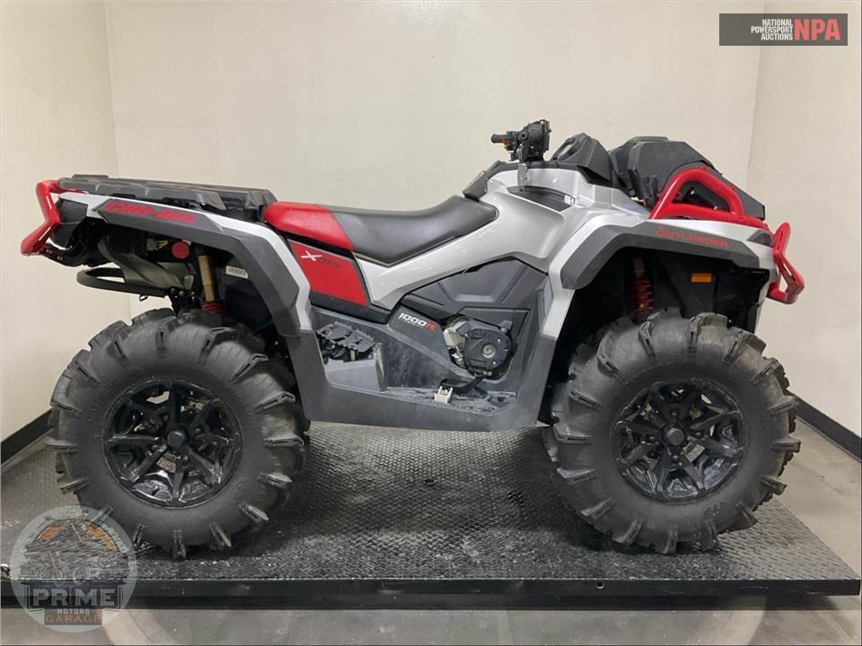2024 Can-Am OUTLANDER X MR 1000R (LIQUID TITANIUM & RED) — фото 1