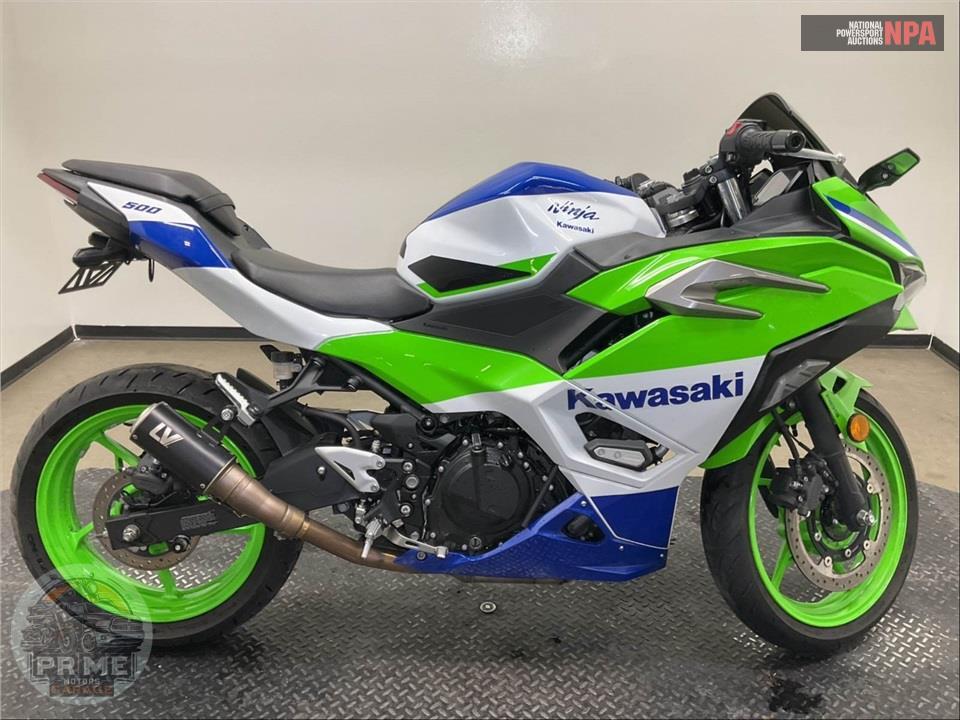 2024 Kawasaki EX500JRFBL NINJA 500 SE 40TH ANNIVERSARY — фото 1