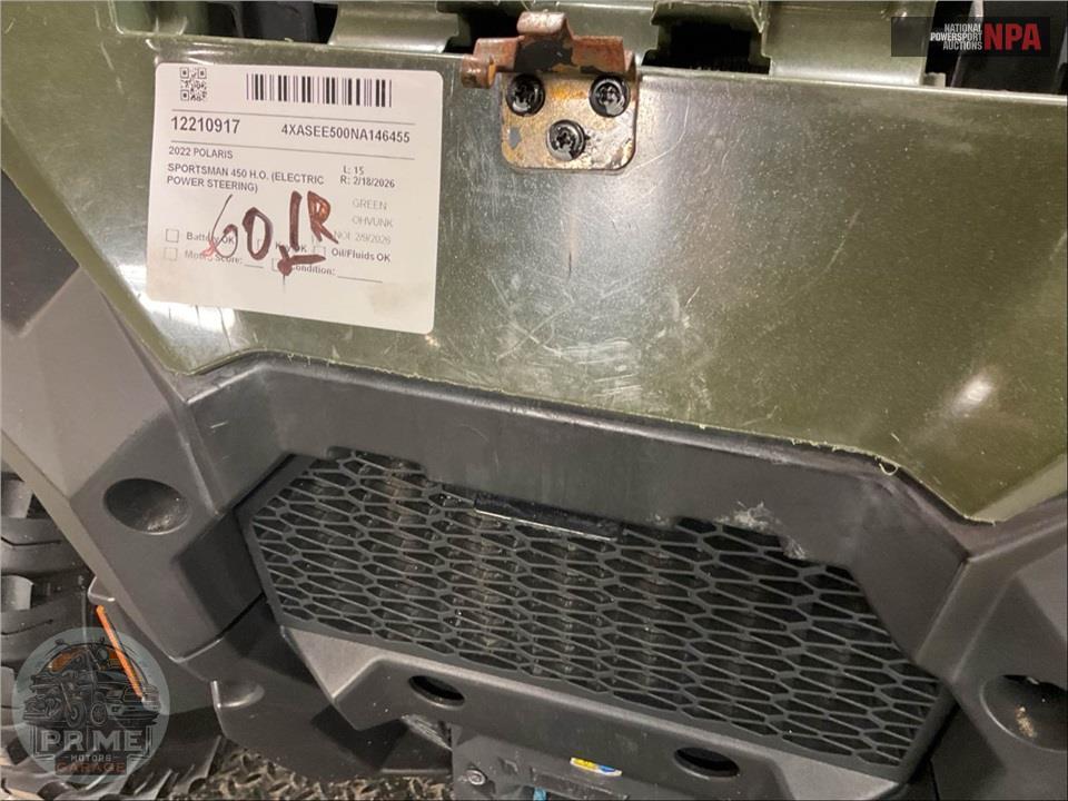 2022 Polaris SPORTSMAN 450 H.O. (ELECTRIC POWER STEERING) — фото 16
