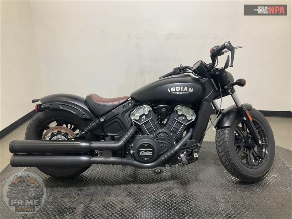 2021 Indian Motorcycle SCOUT BOBBER (ABS, BLACK SMOKE) — фото 1