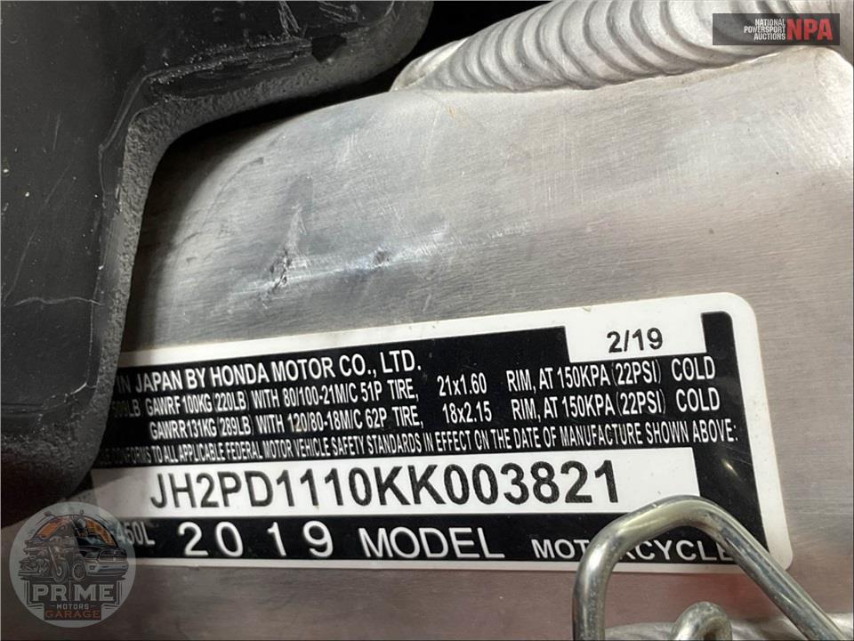 2019 Honda CRF450L — фото 30