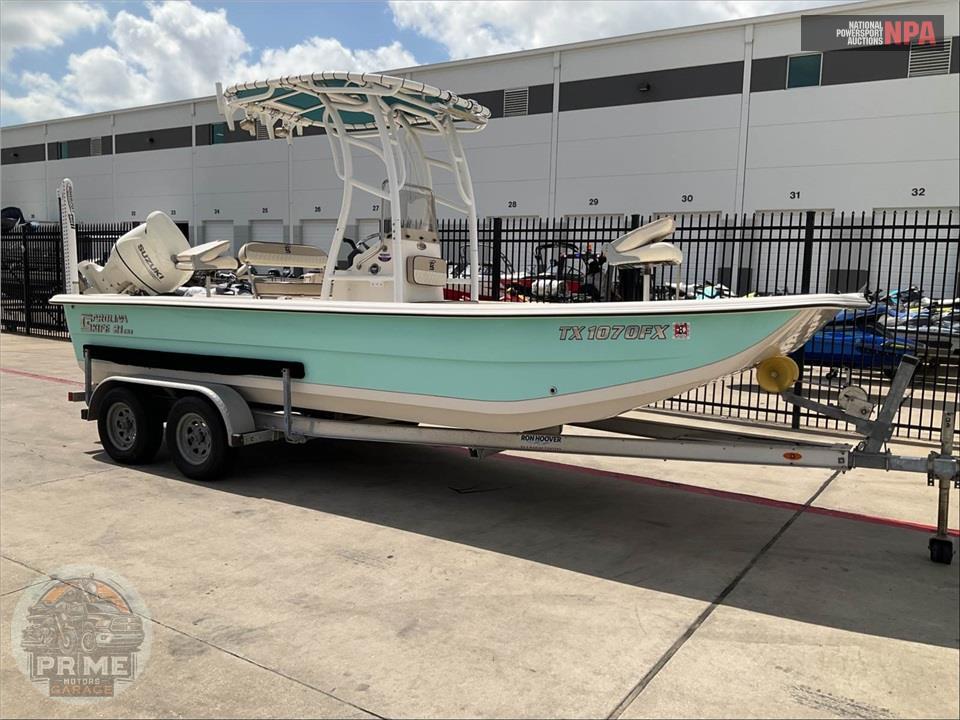 2020 Carolina Skiff 21SWS SHALLOW WATER SERIES L=21/E=1 140HP SUZUKI OB — фото 1