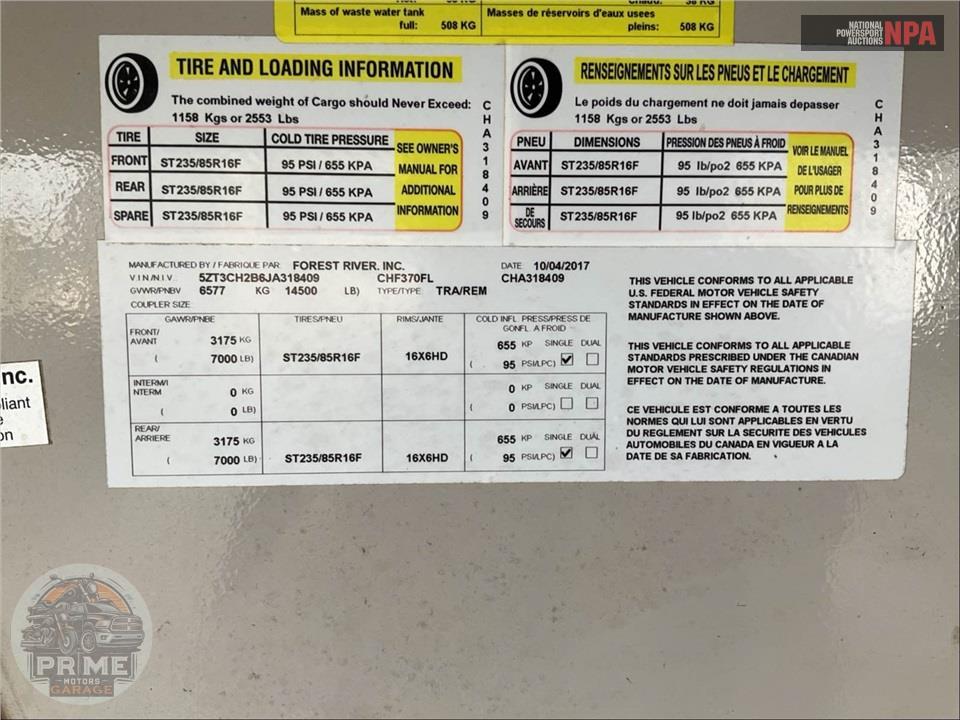 2018 Coachmen By Forest River M-370 FL - CHAPARRAL FIFTH WHEEL SERIES — фото 60