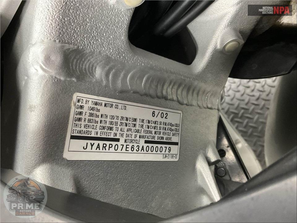 2003 Yamaha FJR1300 STANDARD SHIFT CA MODEL — фото 58