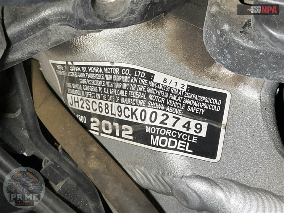 2012 Honda GL1800HPNAMC GLDWNG ABS** — фото 32