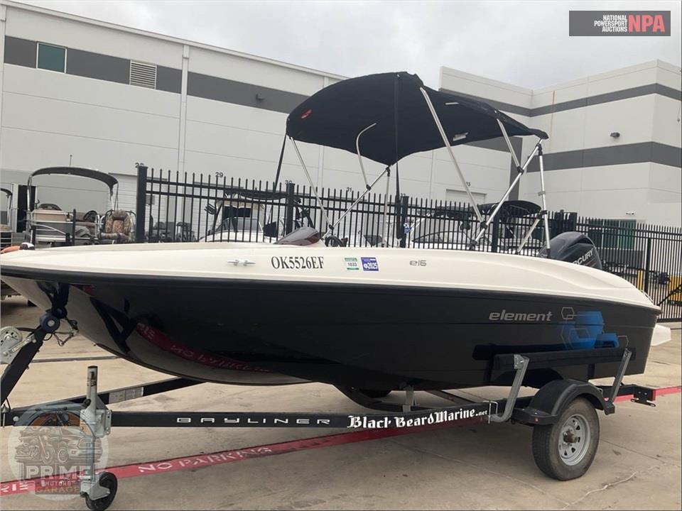 2019 Bayliner Marine ELEMENT E16(*) DECK BOAT SERIES L=16/E=1 60HP MERC OB — фото 2