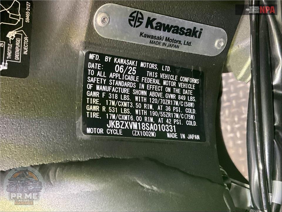 2025 Kawasaki ZX1002MSFAL NINJA ZX-10R — фото 21
