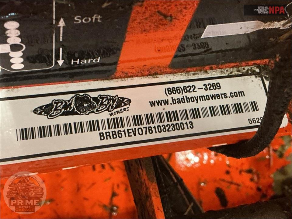 2023 Bad Boy Mowers OUTLAW REBEL 61" KAWASAKI EVO781 EFI 822CC — фото 16