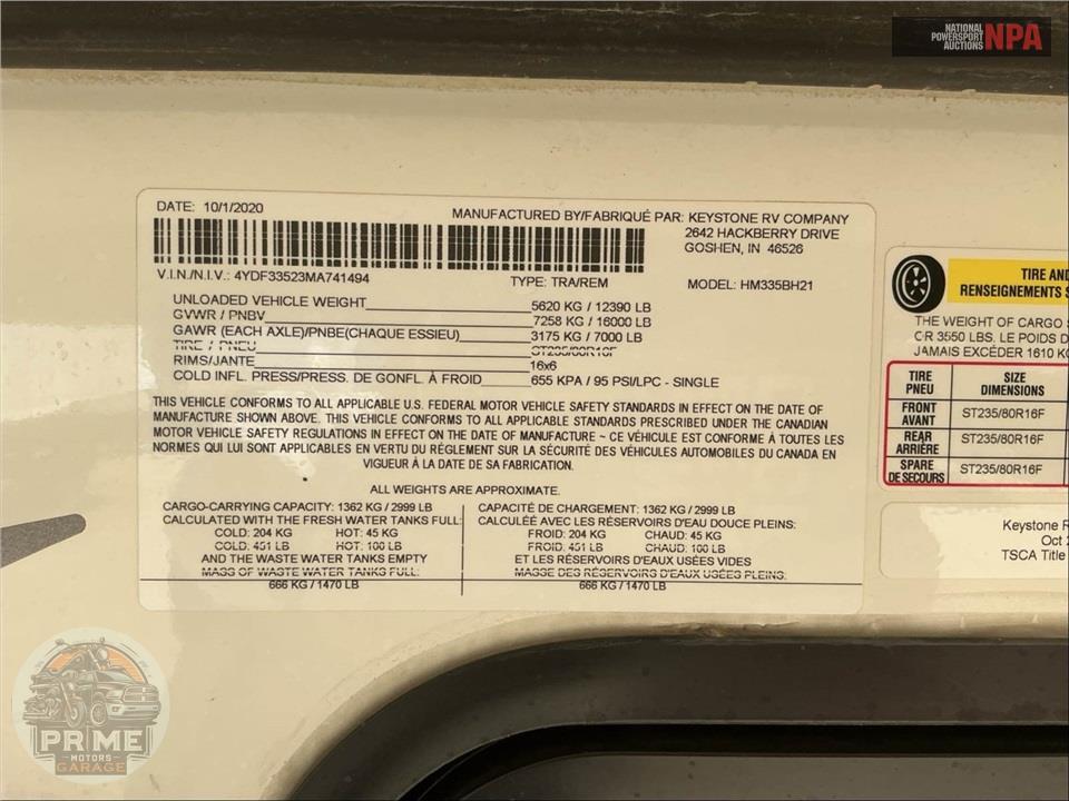 2021 Keystone Rv M-335 BH MONTANA HIGH COUNTRY FIFTH WHEEL SERIES — фото 48