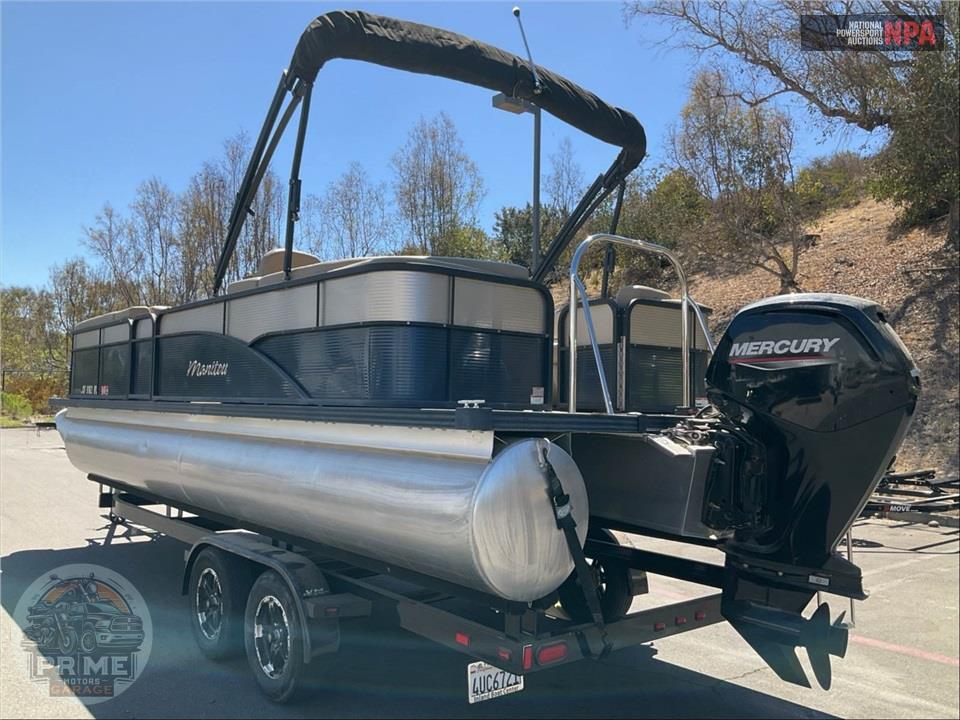2021 Manitou Pontoon 24 RF AURORA LE SERIES L=25/E=1 115HP MERC OB — фото 3