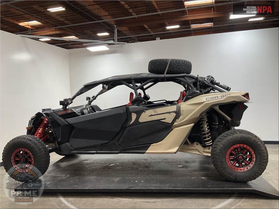 2023 Can-Am MAVERICK X3 MAX X RS TURBO RR 72 (BLUE/TAN/RED) — фото 3