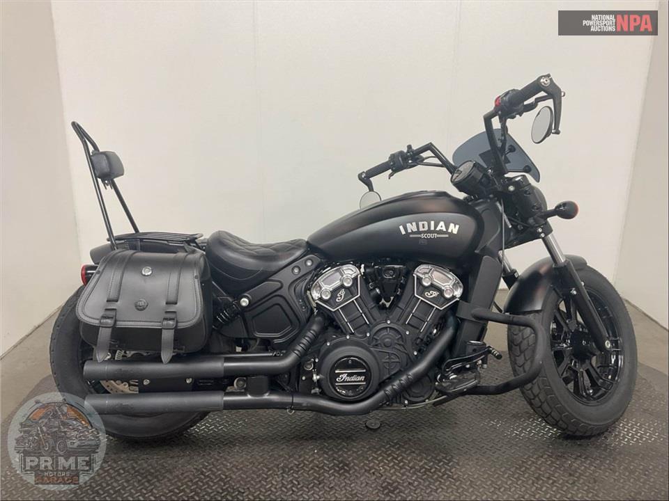 2021 INDIAN MOTORCYCLE SCOUT BOBBER (ABS, BLACK SMOKE)