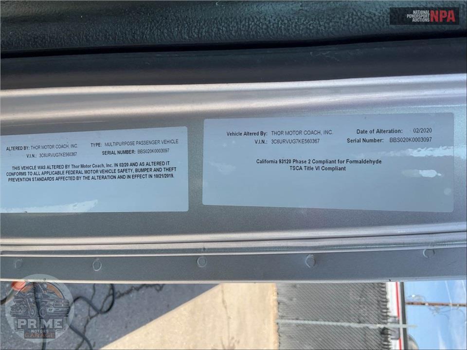2020 Thor Motor Coach M-20K PROMASTER - SEQUENCE SERIES — фото 59
