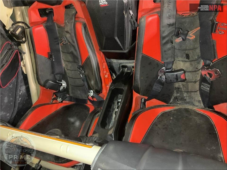 2021 Can-Am MAVERICK X3 MAX X RS TURBO RR SMART-SHOX (DESERT TAN & CARBON BLACK, RED) — фото 27
