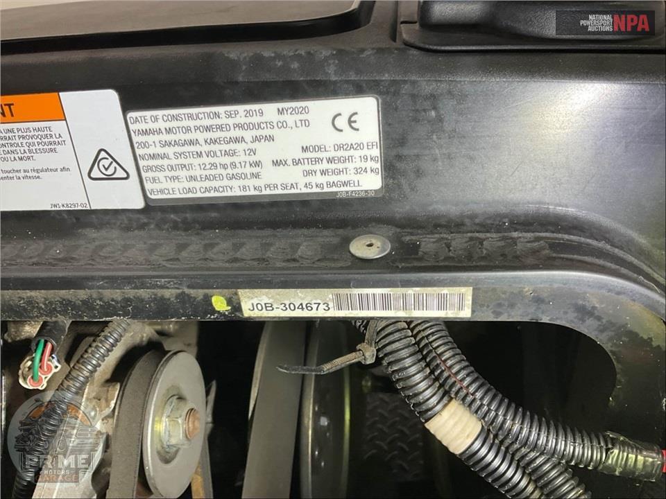 2020 Yamaha DR2AT1XFI FLEET — фото 15