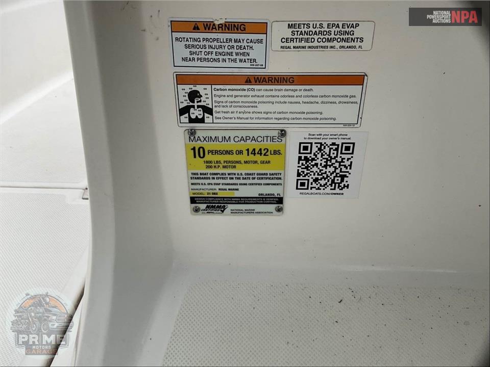 2020 Regal Marine 21 OBX(**) L21/ E1-150 HP   YAMAHA OB — фото 6