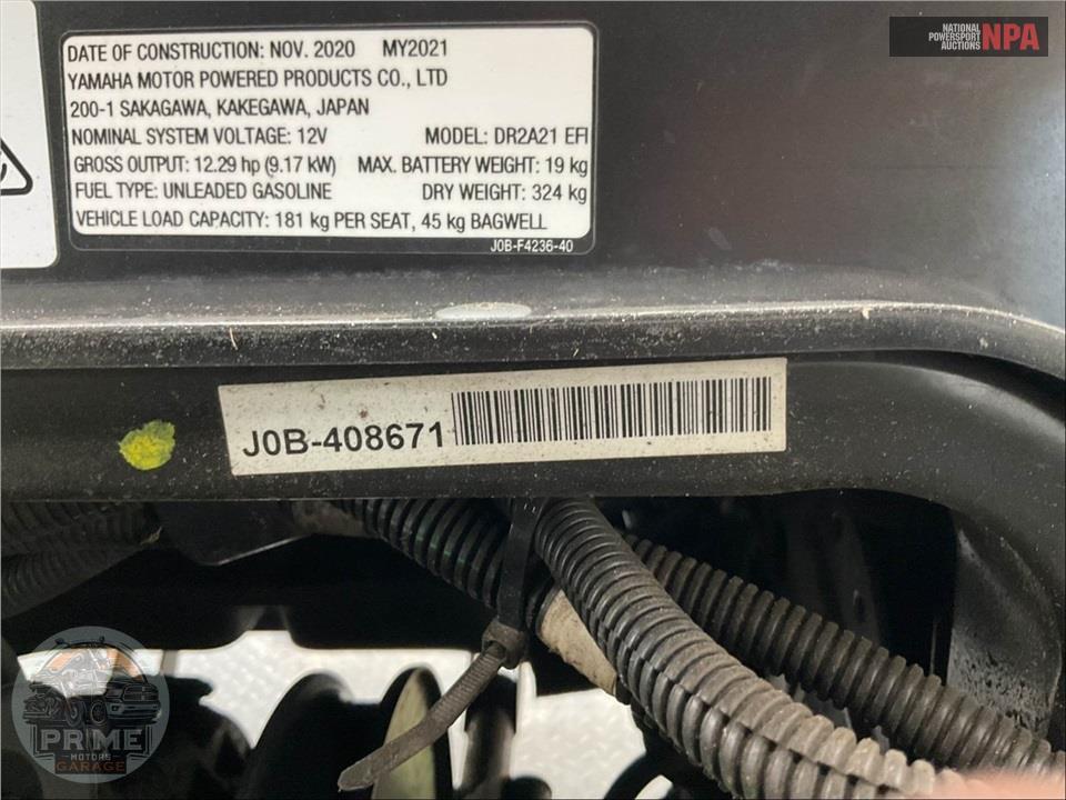 2021 Yamaha DR2AV1XFI FLEET — фото 13