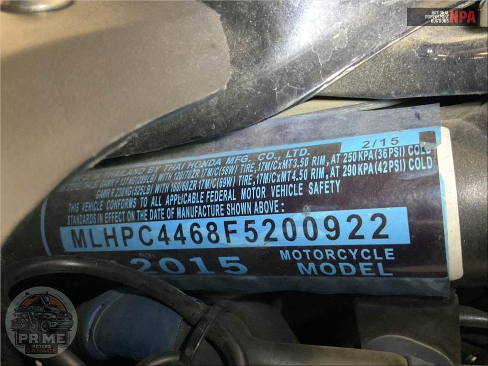 2015 Honda CBR500RF — фото 26