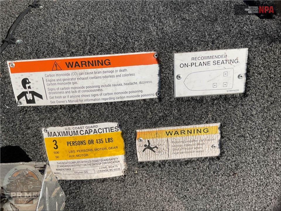 2016 Lowe Ind STRYKER STICK STEER(***)L=16/E=1-40HP MERCURY OB — фото 6