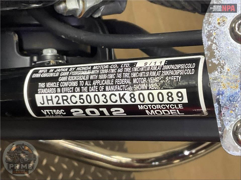 2012 Honda VT750CC SHADOW AERO — фото 36