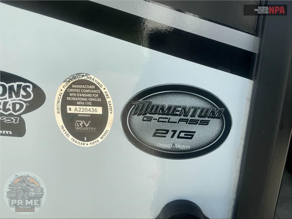 2022 Grand Design Recreational Vehicles M-21G - MOMENTUM G-CLASS TOY HAULER SERIES — фото 5