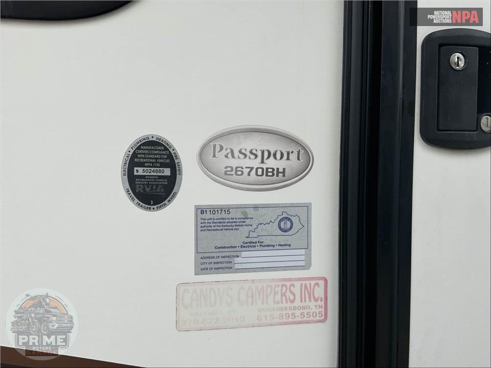 2019 Keystone Rv M-2670 BH - PASSPORT GRAND TOURING SERIES — фото 5