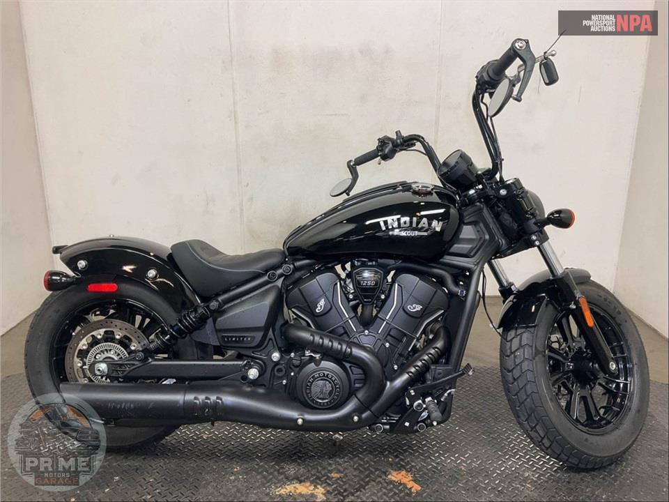 2025 Indian Motorcycle SCOUT BOBBER LIMITED WITH TECHNOLOGY PACKAGE (BLACK) — фото 1