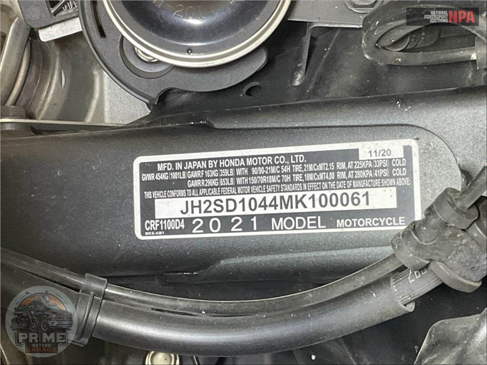 2021 Honda CRF1100D4 AFRICA TWIN ADVENTURE SPORTS ES DCT — фото 15
