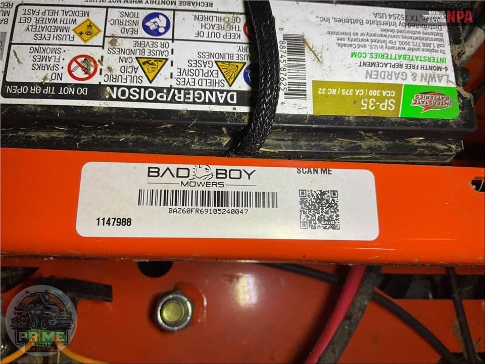 2024 Bad Boy Mowers ZT AVENGER 60" KAWASAKI 726CC — фото 15