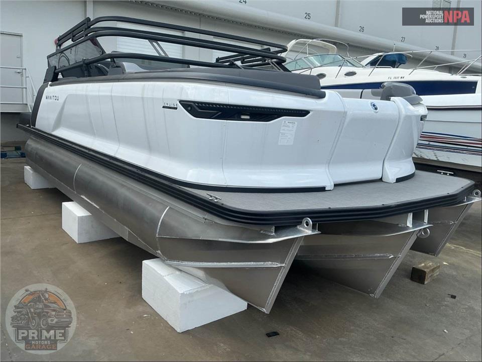 2025 Manitou Pontoon 22 MAX SWITCHBACK-I/O CRUISE SERIES L=24/E=1 150HP ROTAX I/O — фото 1
